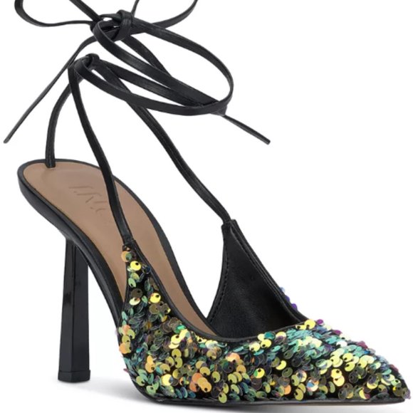 I.N.C. International Concepts Womens Sandaze Ankle-Tie Pointed Pumps Size 8M NWB - Picture 1 of 9